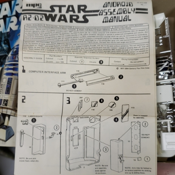 Bundle of 2 Vintage Star Wars Model Kits - Picture 10 of 14